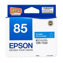 爱普生（EPSON）T0852 原装青色墨盒 (适用PHOTO1390/R330机型)（单位：个）