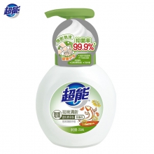 超能泡沫抑菌洗手液（祛味清新）258ml(单位：瓶)