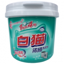 白猫浓缩洗衣粉1.8kg(单位：桶)