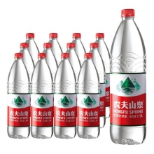 农夫山泉天然饮用水 1.5L*12瓶 塑膜装 (单位：件)