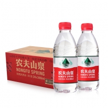 农夫山泉饮用天然水 380ml*24瓶（单位：箱）