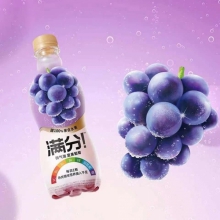 元気森林 满分微气泡水 夏黑葡萄味 380ml*12瓶（单位：箱）