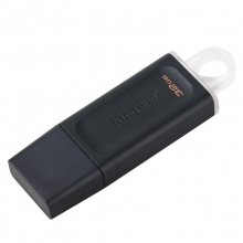 金士顿DTX黑色优盘32GB USB3.2 Gen 1 时尚设计 轻巧便携 白色挂钩(单位：个)