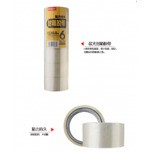 晨光(M&G)文具透明封箱胶带打包胶带大胶布 48mm*30y*45um (27.4米/卷) 6卷/筒 办公用品 AJD97326（单位：筒）