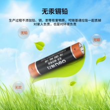 得力18504 7号碱性电池 2粒/卡(黑)(单位：卡）