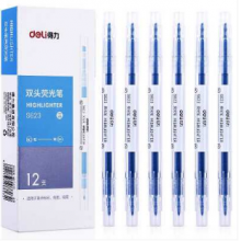 得力S623荧光笔(蓝)（单位：支）