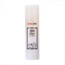 得力7108固体胶(透明)（单位：支）