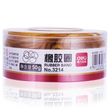 得力 3214 橡胶圈 50g/筒 （单位：筒）