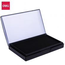 得力 9864 快干印台印泥 黑色 138ｘ88mm (单位：只) 