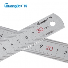 广博(GuangBo)30cm不锈钢直尺测量绘图刻度尺子 办公用品W29001（单位：把）