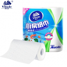 维达 （Vinda） 厨房用纸家用吸油纸巾厨房纸 点断式擦手纸卷纸VW4020-2  20提40卷整箱售